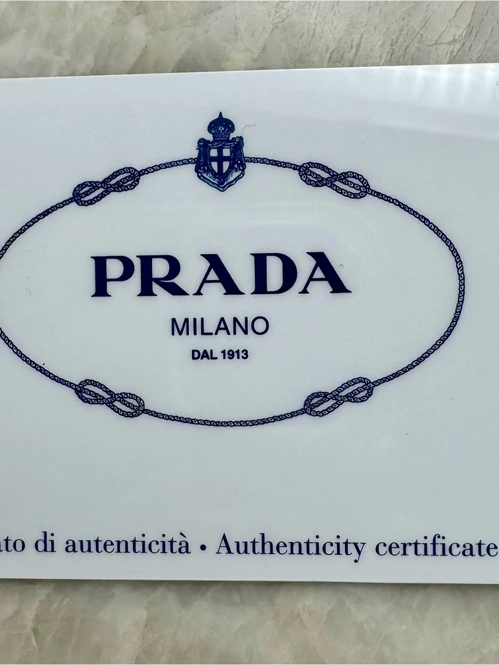 Prada sleek wallet